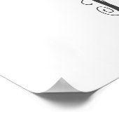 N Letter Monogram Groene Nursery Naam Muurprint Poster (Hoek)