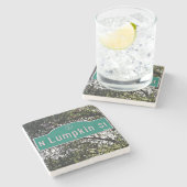 N Lumpkin Street Athens Georgia Marble Onderzetter (Zijkant)