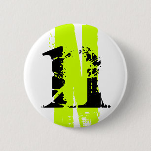 N monogram ronde button 5,7 cm