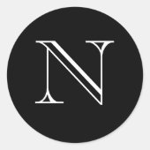 N Monogram Stickers (Voorkant)