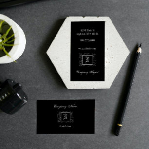 N Monogram Visitekaartje