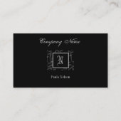 N Monogram Visitekaartje (Voorkant)