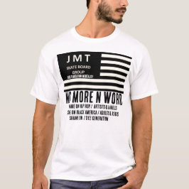 N MORE WORD Heren Basic T-shirt