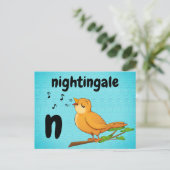 n - nachtelijke flash - kaart (Staand voorkant)