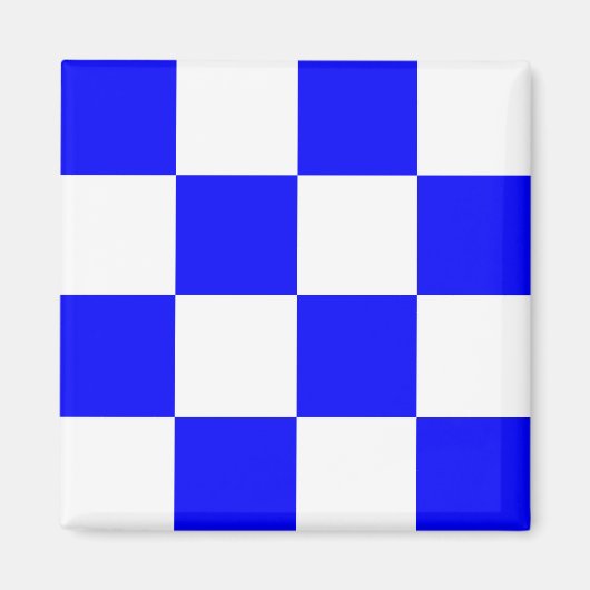 "N" (November) Vlag Code van seinen Magneet (Voorkant)