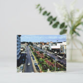 N Palafax St., Pensacola FL Vintage Briefkaart (Staand voorkant)