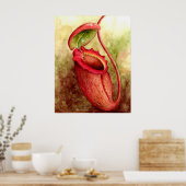 N Rajah Waterverf Art Poster (Keuken)