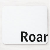 n "Roar" mousepad/wit Muismat (Voorkant)