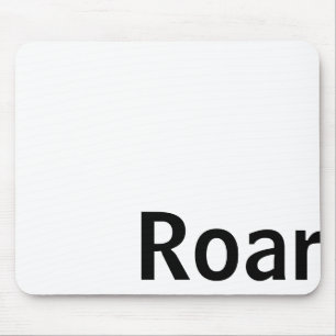 n "Roar" mousepad/wit Muismat