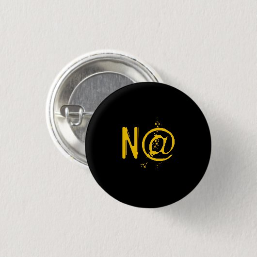 N@ RONDE BUTTON 3,2 CM (Voorkant /achterkant)