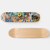 n-s1ave Street Graffiti Deck Persoonlijk Skateboard (Horizontaal)