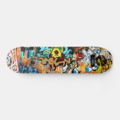 n-s1ave Street Graffiti Deck Persoonlijk Skateboard (Horizontaal)