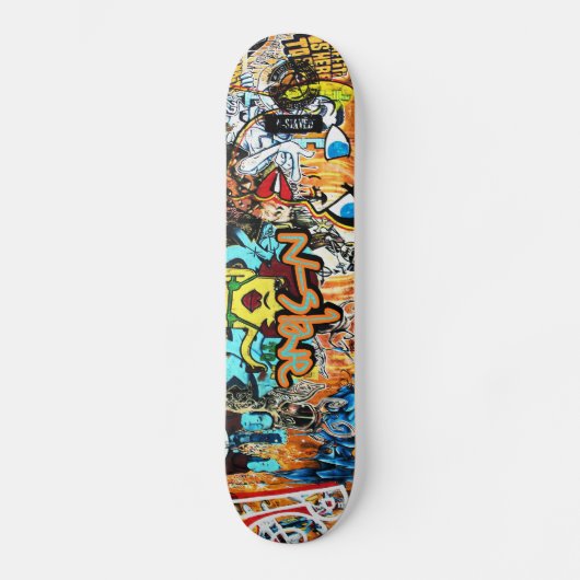 n-s1ave Street Graffiti Deck Persoonlijk Skateboard (Voorkant)