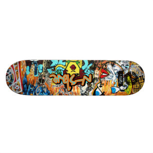 n-s1ave Street Graffiti Deck Persoonlijk Skateboard