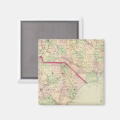 N & S Carolina 2 Magneet (Voorkant / Achterkant)