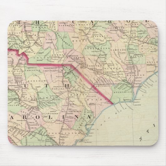 N & S Carolina 2 Muismat (Voorkant)
