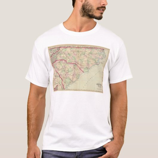 N & S Carolina 2 T-shirt (Voorkant)
