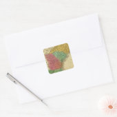 N & S Carolina 3 Vierkante Sticker (Envelop)