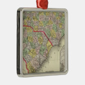 N & S Carolina Metalen Ornament (Rechts)