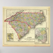 N & S Carolina Poster (Voorkant)