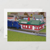 N Scale Model Train Village Briefkaart (Voorkant / Achterkant)