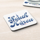 N Seoul Tower Zuid-Korea Bier Onderzetter (Linkerzijde)