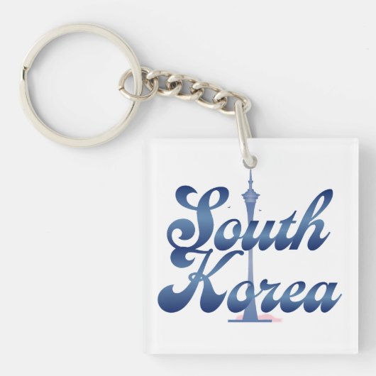 N Seoul Tower Zuid-Korea Sleutelhanger (voorkant)