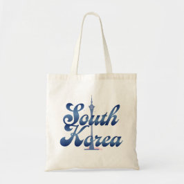 N Seoul Tower Zuid-Korea Tote Bag