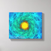 N-Space Lepidoptera Canvas Afdruk (Voorkant)