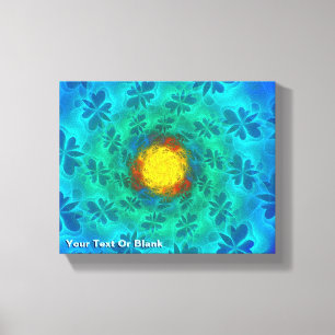 N-Space Lepidoptera Canvas Afdruk