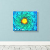 N-Space Lepidoptera Canvas Afdruk (Insitu (Houten vloer))