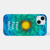 N-Space Lepidoptera iPhone 15 Case (Achterkant horizontaal)