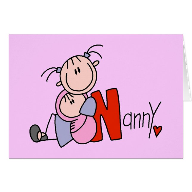 N staat voor Nanny (Voorkant Horizontaal)