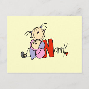 N staat voor Nanny Briefkaart