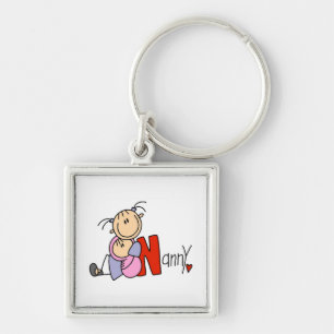N staat voor Nanny Sleutelhanger