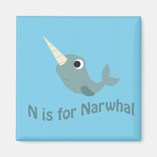 N staat voor Narwal Magneet (Voorkant)