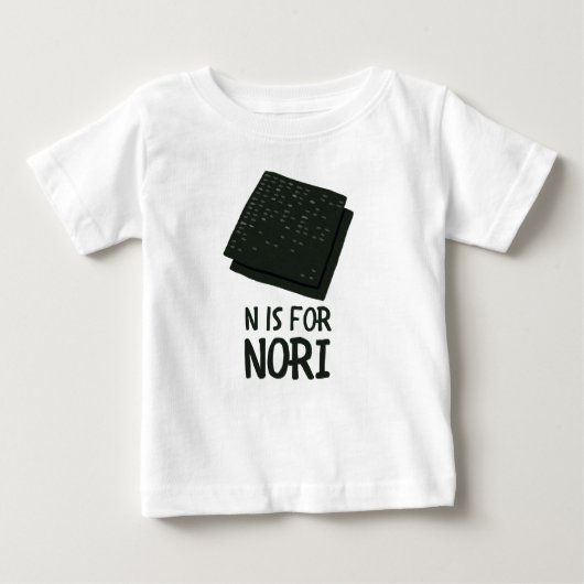 N staat voor NORI Green Veggie Alphabet N (Voorkant)
