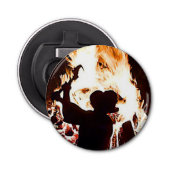 N-Steak Ax Attack Bottle Open/Magnet Button Flesopener (Voorkant)