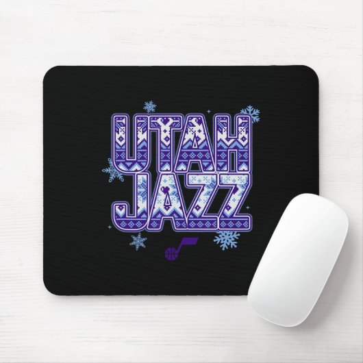 N Utah Jazz Christmas Ugly Sweater  Muismat (Met muis)