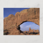 N.V., Utah, Arches National Park. Dubbele Arch Briefkaart (Voorkant)