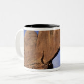 N.V., Utah, Arches National Park. Dubbele Arch Tweekleurige Koffiemok (Voorkant links)