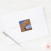 N.V., Utah, Arches National Park. Dubbele Arch Vierkante Sticker (Envelop)