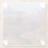 N.V., VS, Utah, nationaal park Arches Glazen Onderzetter (Achterkant)