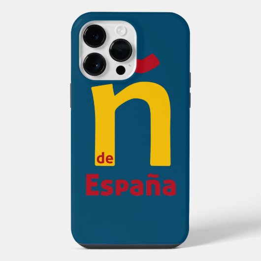 Ñ van Spanje iPhone Hoesje (Achterkant)