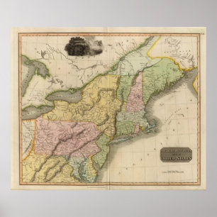 N Verenigde Staten Poster