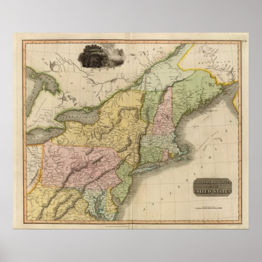 N Verenigde Staten Poster (Voorkant)