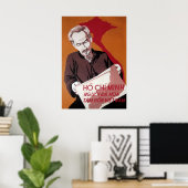 N. VIETNAM - HO CHI MINH - SOUL VAN DE VIETNAMESE POSTER (Thuiskantoor)