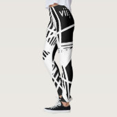 N-VII [BLK/WHT] LEGGINGS (Links)