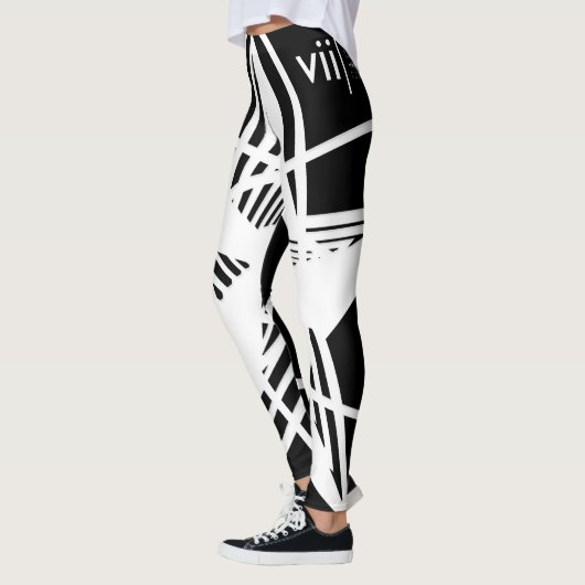 N-VII [BLK/WHT] LEGGINGS (Links)