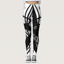 N-VII [WIT/ZWART] LEGGINGS